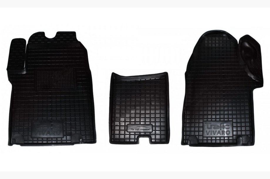 Opel Vivaro 2001–2015 Rubber floor mats with edge (Autogumm) Image