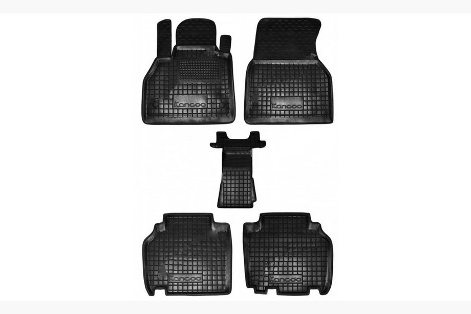 Renault Kangoo 2008–2020 Rubber floor mats with edge (Autogumm) Image