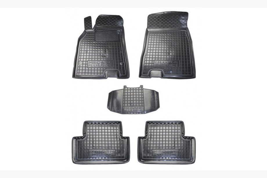Renault Megane III 2009-2016 Rubber floor mats with edge SW (Autogumm) Image