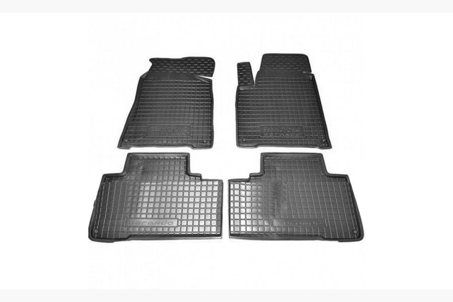 SsangYong Korando 2010-2019 Rubber floor mats with edge (Autogumm) Image