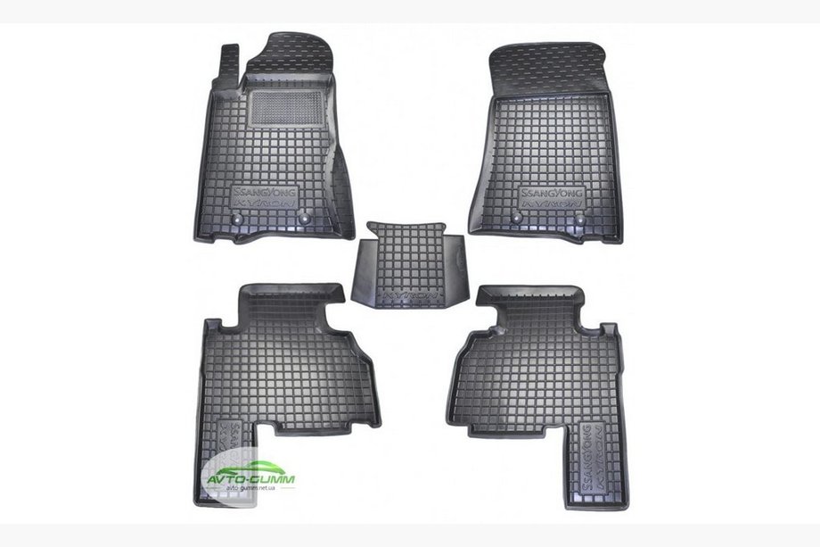 SsangYong Kyron 2005-2014 Rubber floor mats with edge (Autogumm) Image