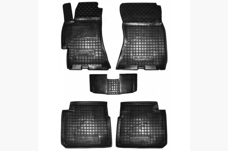 Subaru Outback 2005-2009 Rubber floor mats with edge (Autogumm) Image