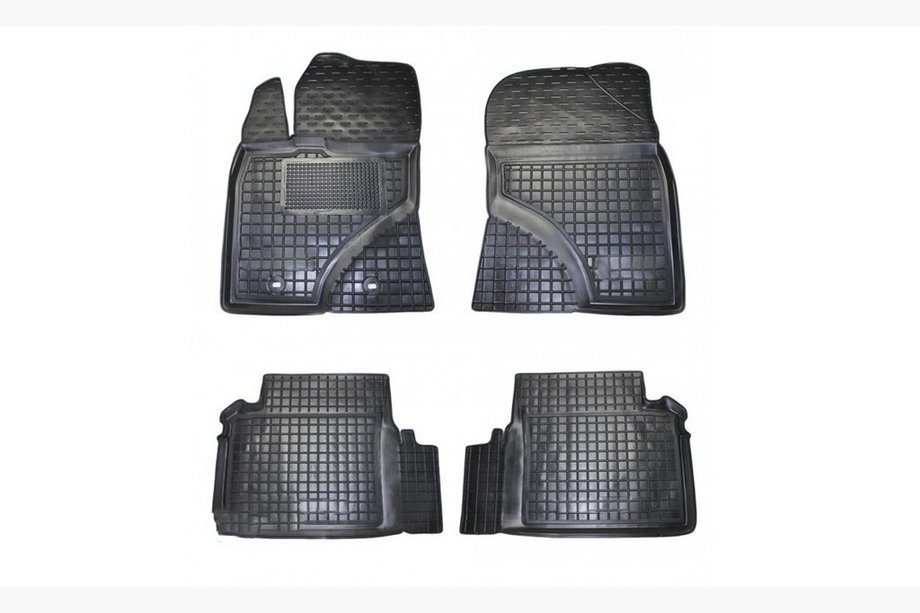 Toyota Avensis 2009-2018 Rubber floor mats with edge (Autogumm) Image