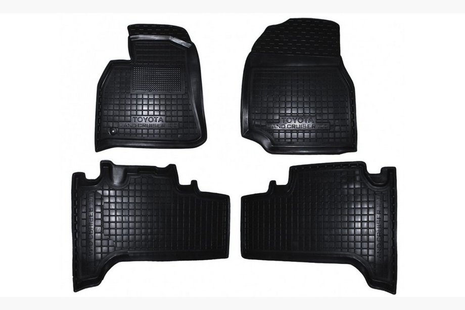 Toyota Land Cruiser 100 1998-2007 Rubber floor mats with edge (Autogumm) Image