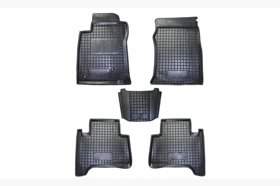 Toyota Land Cruiser Prado 120 2002-2009 Rubber floor mats with edge (Autogumm) Image
