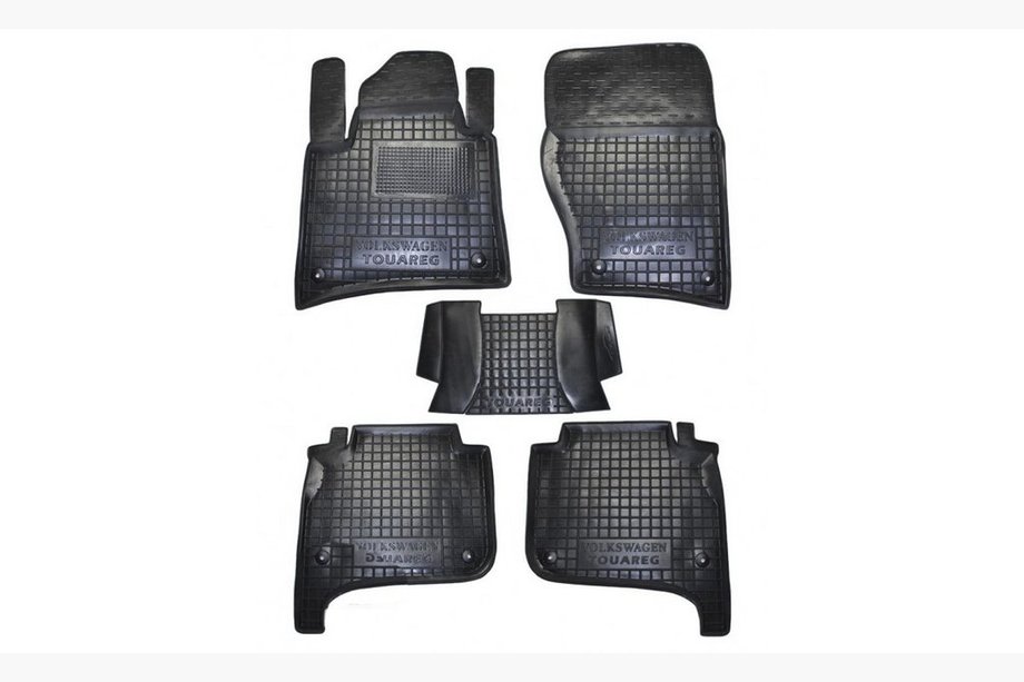 Volkswagen Touareg 2010-2018 Rubber floor mats with edge (Autogumm) Image