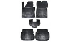 Volkswagen Caddy 2004-2010 Rubber floor mats with edge (Autogumm) photo 1