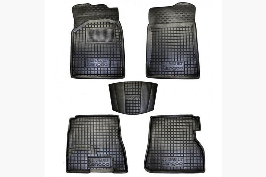 Renault Kangoo 1998-2008 3D Rubber Floor Mats with Edge (Autogumm) Image