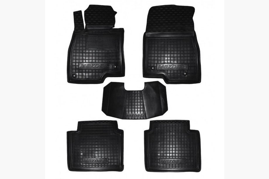 Mazda 6 2012-2024 Rubber floor mats with edge (Autogumm) Image