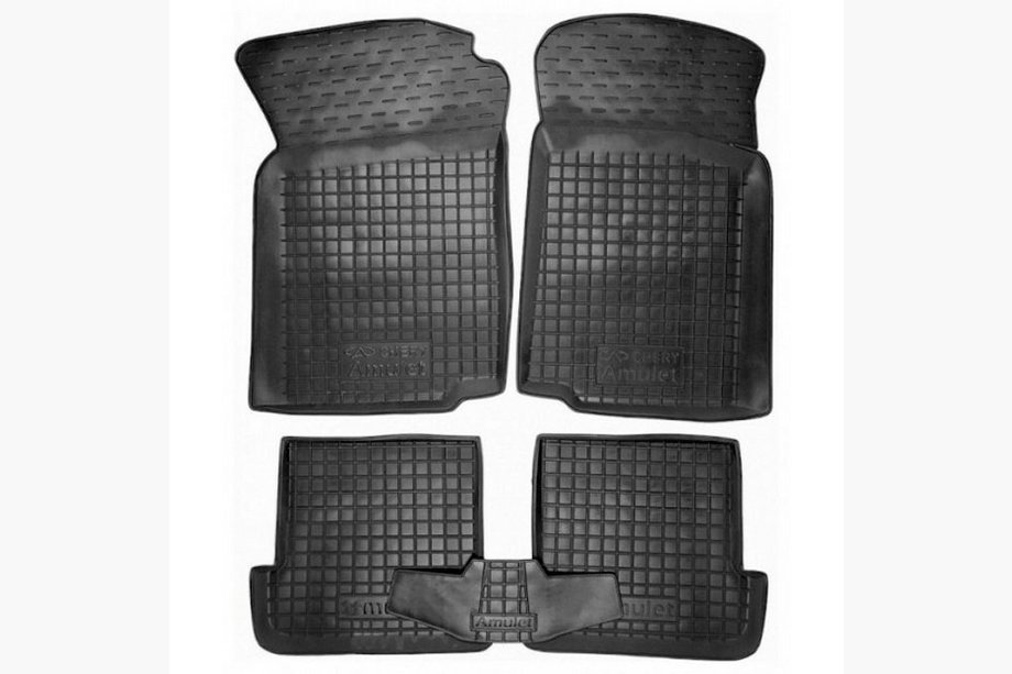 Chery Amulet 2003-2014 Rubber floor mats with edge (Autogumm) Image