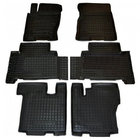Kia Mohave 2008-2016 Rubber floor mats with edge 7 seats (Autogumm) photo 1