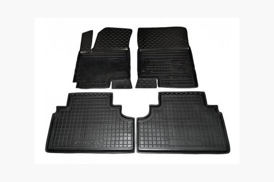 Kia Venga 2010-2019 Rubber floor mats with edge (Autogumm) Image