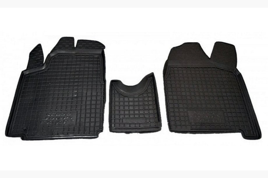 Fiat Scudo 2007-2015 Rubber floor mats with edge 2.0 TD (Autogumm) Image