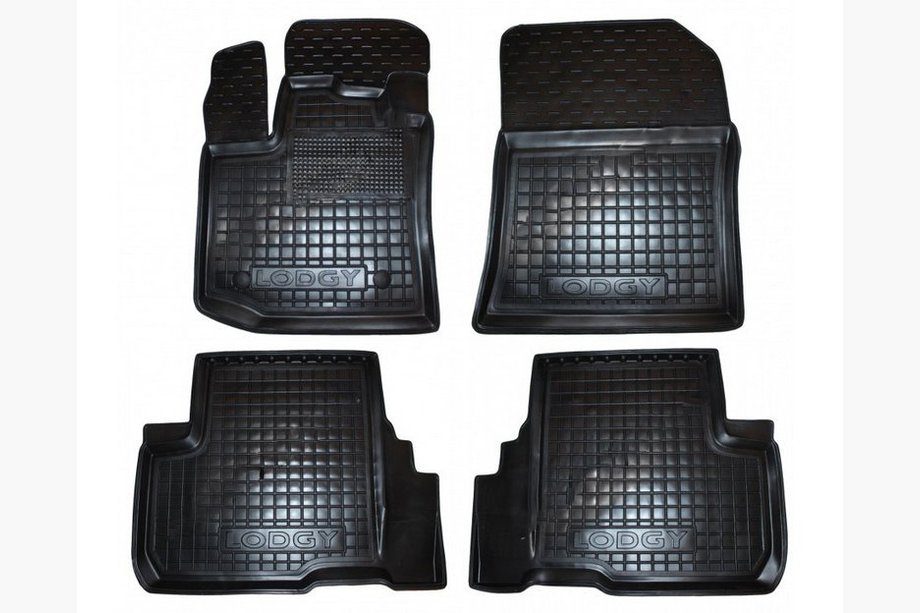 Renault Lodgy 2013-2022 Rubber floor mats with edge (Autogumm) Image