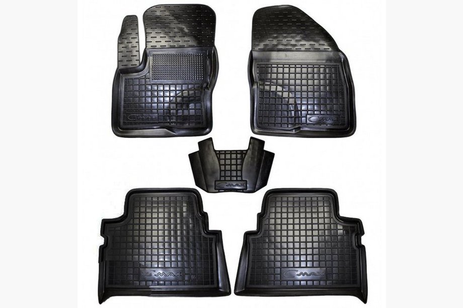 Ford C-Max 2004-2010 Rubber floor mats with edge (Autogumm) Image
