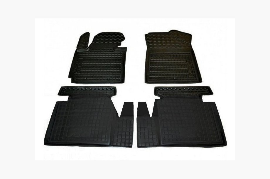Kia Soul II 2013-2018 Rubber floor mats with edge (Autogumm) Image