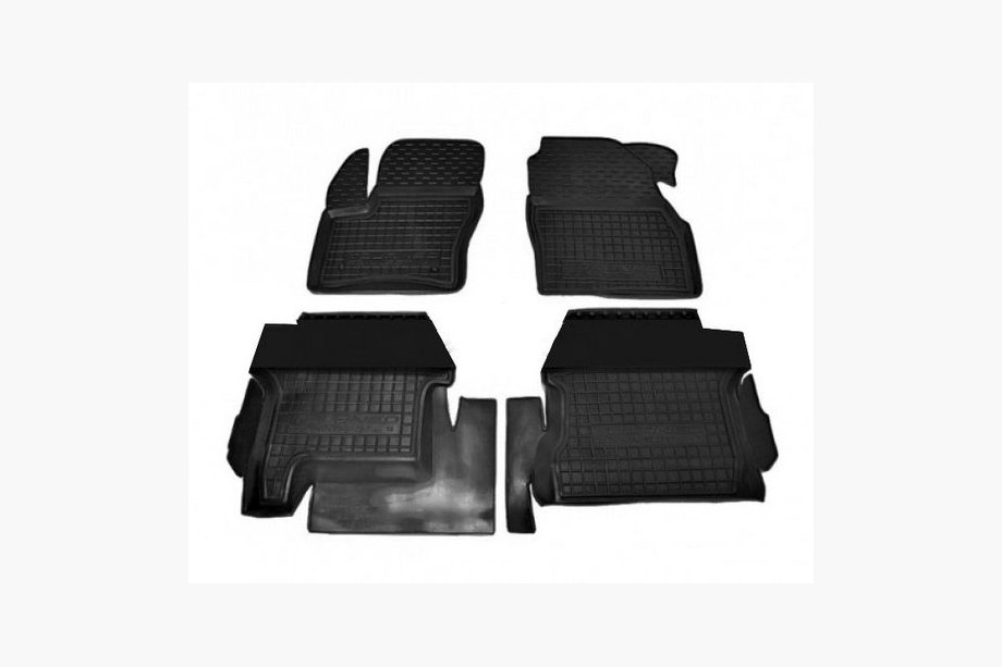 Ford Connect 2014-2021 Rubber floor mats with edge Long wheelbase (Autogumm) Image