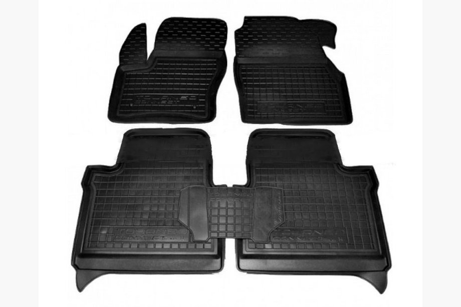 Ford Connect 2014-2021 Rubber floor mats with edge short base (Autogumm) Image