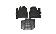 Ford Custom 2013-2022 Rubber floor mats with edge 1+1 front row (Autogumm) photo 1