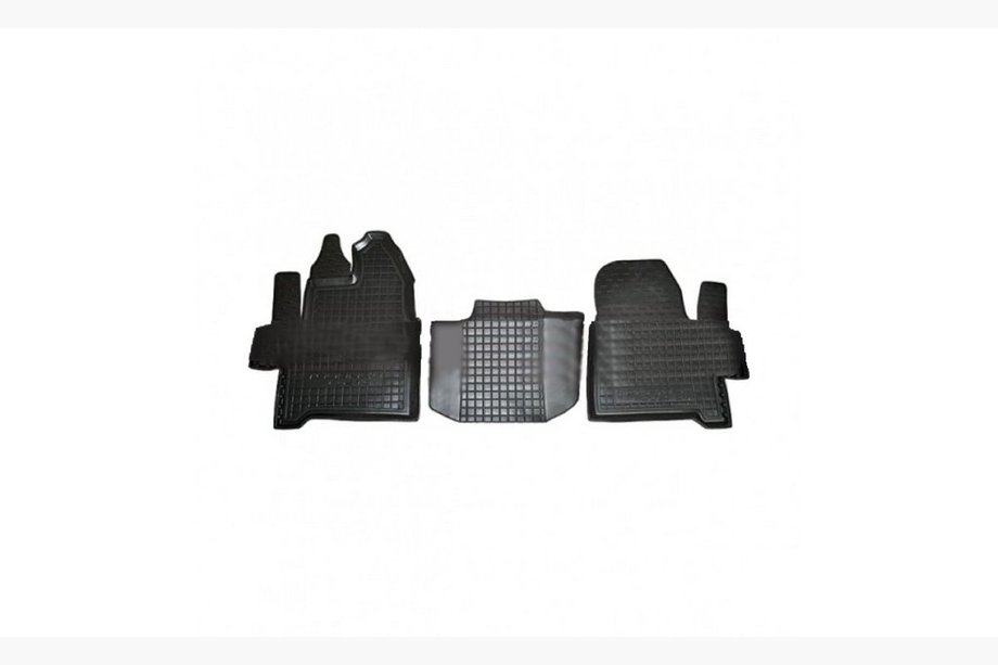 Ford Custom 2013-2022 Rubber floor mats with edge 1+2 front row (Autogumm) Photo 1