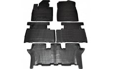 Kia Sorento III UM 2014-2020 Rubber floor mats with edge 7 seats (Autogumm) photo 1