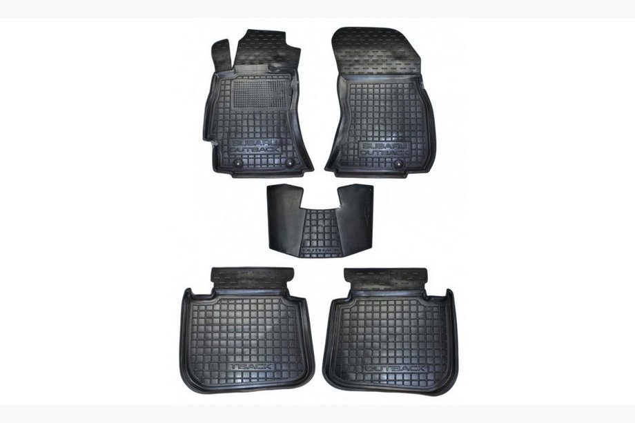 Subaru Outback 2014-2019 Rubber floor mats with edge (Autogumm) Image