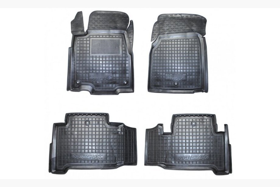 Acura MDX 2007-2013 Rubber floor mats with edge (Autogumm) Image