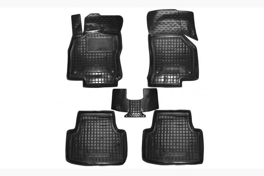 Volkswagen Passat B8 2015-2023 Rubber floor mats with edge (Autogumm) Image