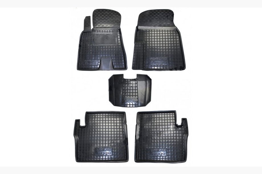 Toyota Rav 4 2001-2005 Rubber floor mats with edge (Autogumm) Image