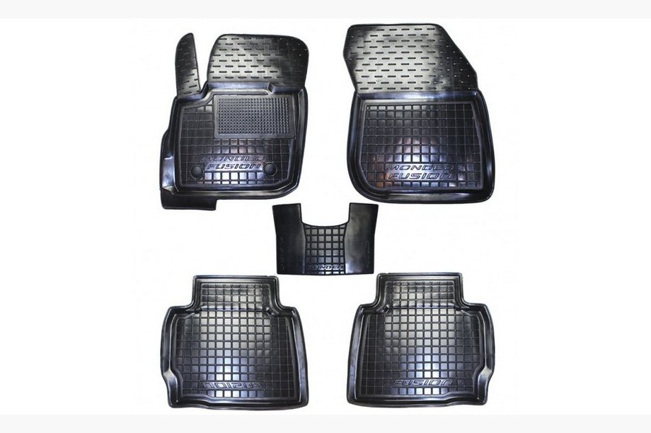 Ford Mondeo 2014-2022 Rubber floor mats with edge (Autogumm) Image