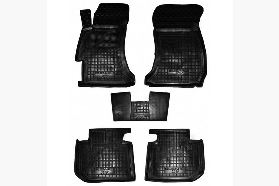 Subaru XV 2011-2017 Rubber floor mats with edge (Autogumm) Image