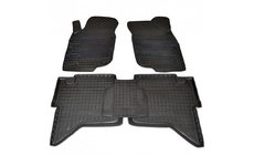Toyota Hilux 2006-2015 Rubber floor mats with edge (Autogumm) photo 1