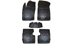 Fiat 500X 2014-2024 Rubber floor mats with edge (Autogumm) photo 1