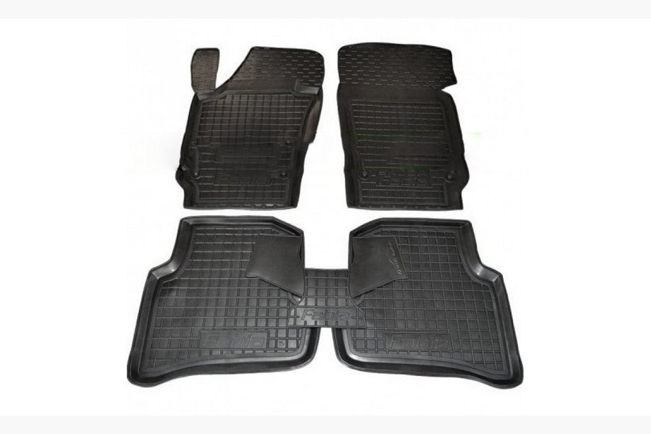 Skoda Fabia 2014-2021 Rubber floor mats with edge (Autogumm) Image