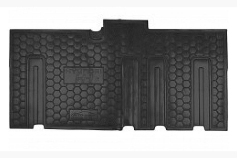 Hyundai H300, H1, Starex 2008-2020 Rubber floor mats with edge second row (Autogumm) Photo 1