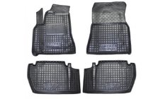 Peugeot Partner Tepee 2008-2018 Rubber floor mats with edge and armrest 5 pcs (Autogumm) photo 1