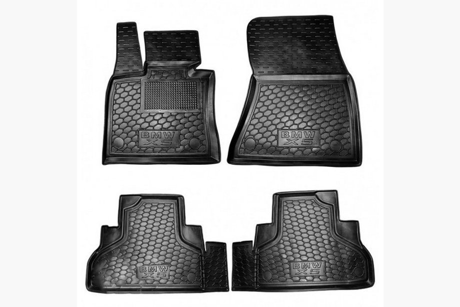 BMW X5 F15 2013-2018 Rubber floor mats with edge (Autogumm) Image