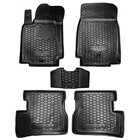 Nissan Micra K12 2003-2010 Rubber floor mats with edge (Autogumm) photo 1
