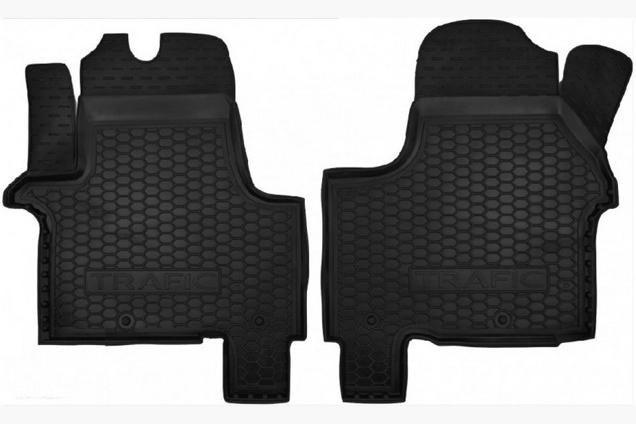 Opel Vivaro 2015-2019 Front rubber floor mats with edge (Autogumm) Image