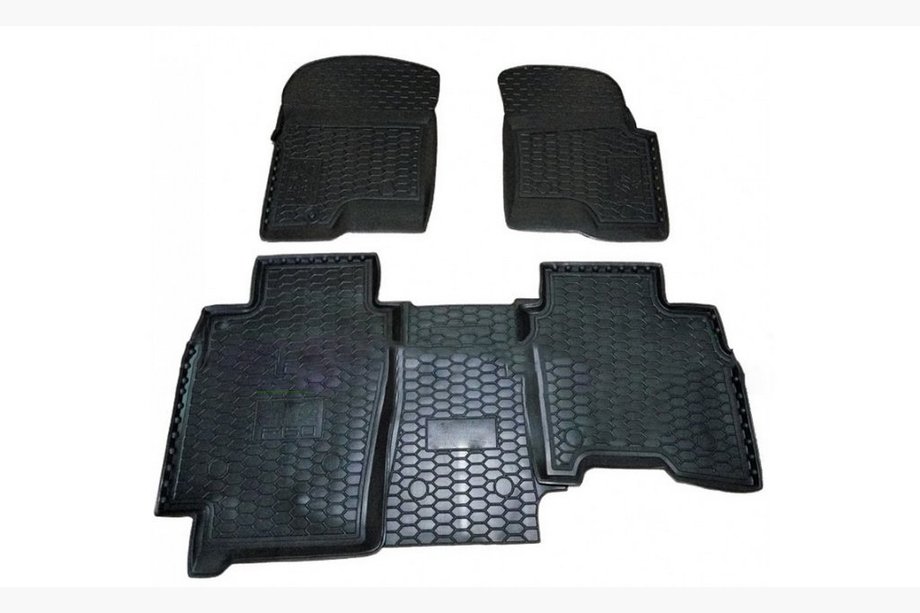 Ford F-150 2014-2021 Rubber floor mats with edge 2004-2008 5 seats (Autogumm) Image