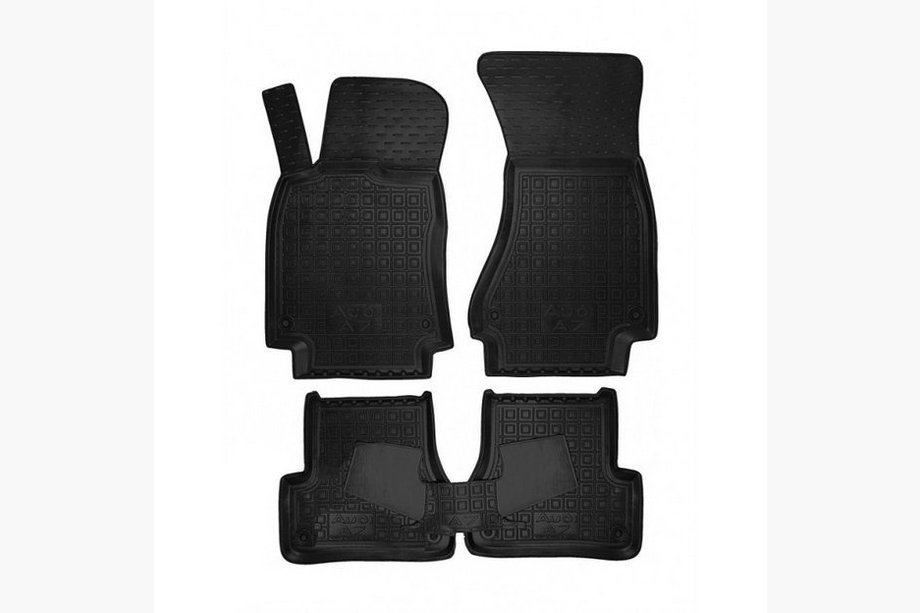 Audi A7 2010-2018 Rubber floor mats with edge Autogumm Image