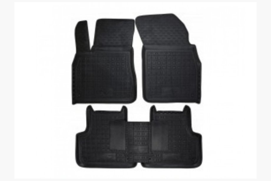 Audi Q7 2015–2026 Rubber floor mats with edge (Autogumm) Image