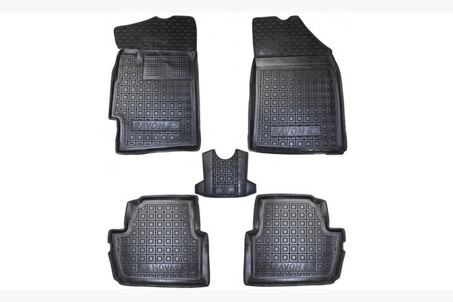 RAVON R2 2016-2020 Rubber floor mats with edge Spark 2012 (Autogumm) Image