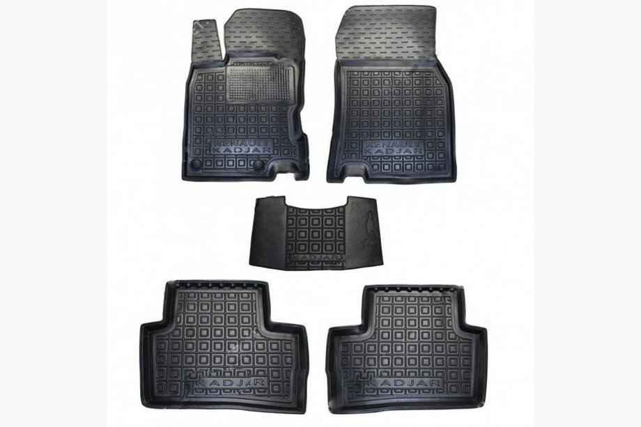 Renault Kadjar 2015-2022 Rubber floor mats with edge (Autogumm) Image
