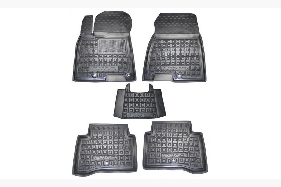 Kia Niro 2016–2021 Rubber floor mats with edge (Autogumm) Image