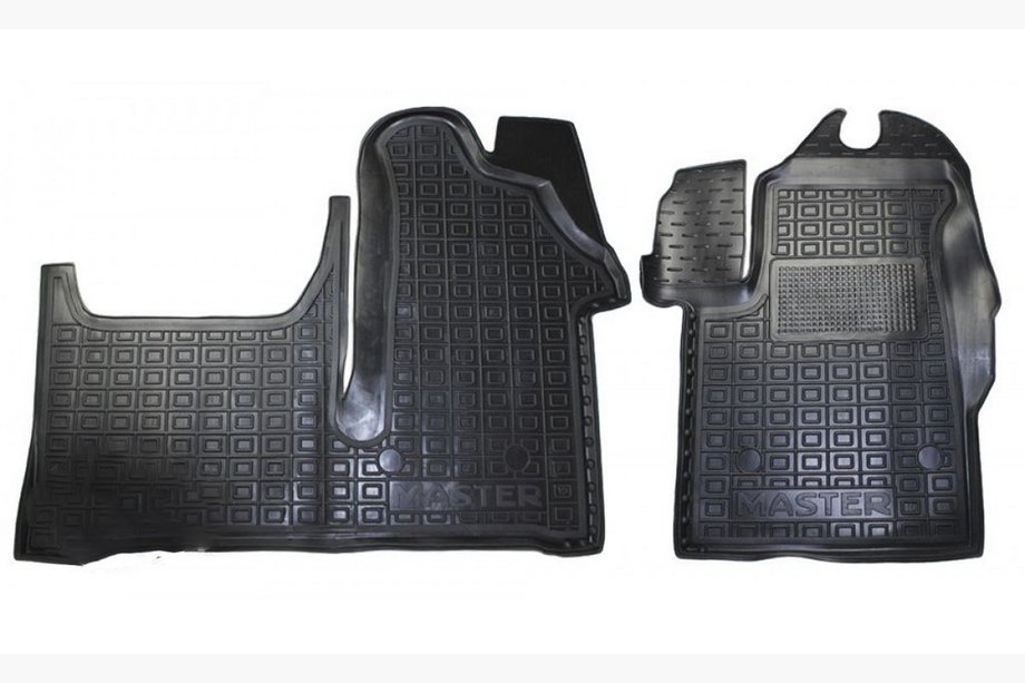 Renault Master 2011-2023 Rubber floor mats with edge (Autogumm) Image
