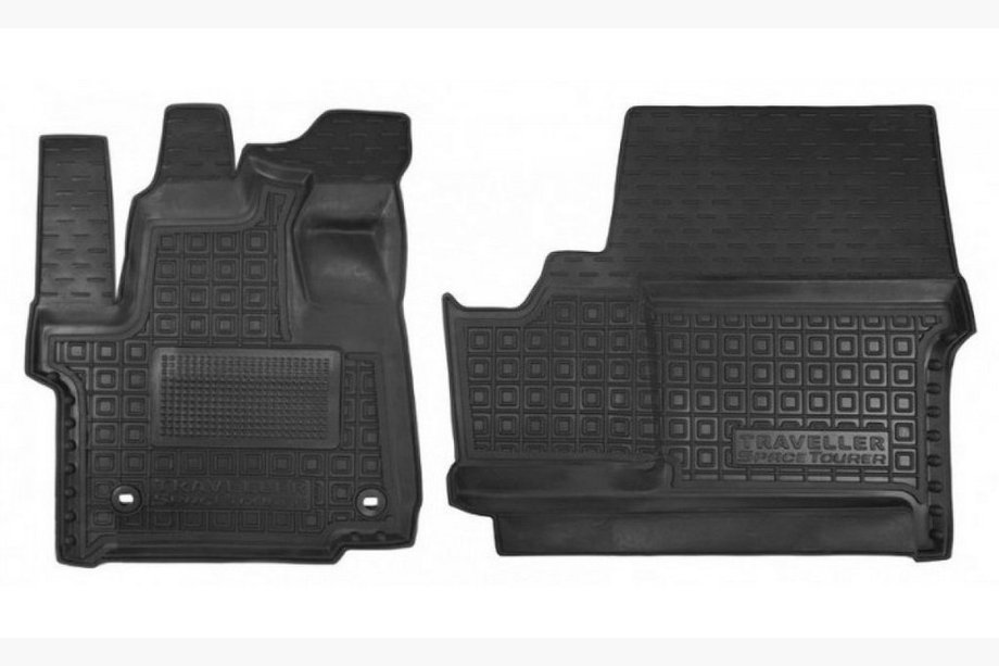 Citroen Jumpy/Dispatch 2017- Rubber floor mats with edge (Autogumm) 1+2 Image