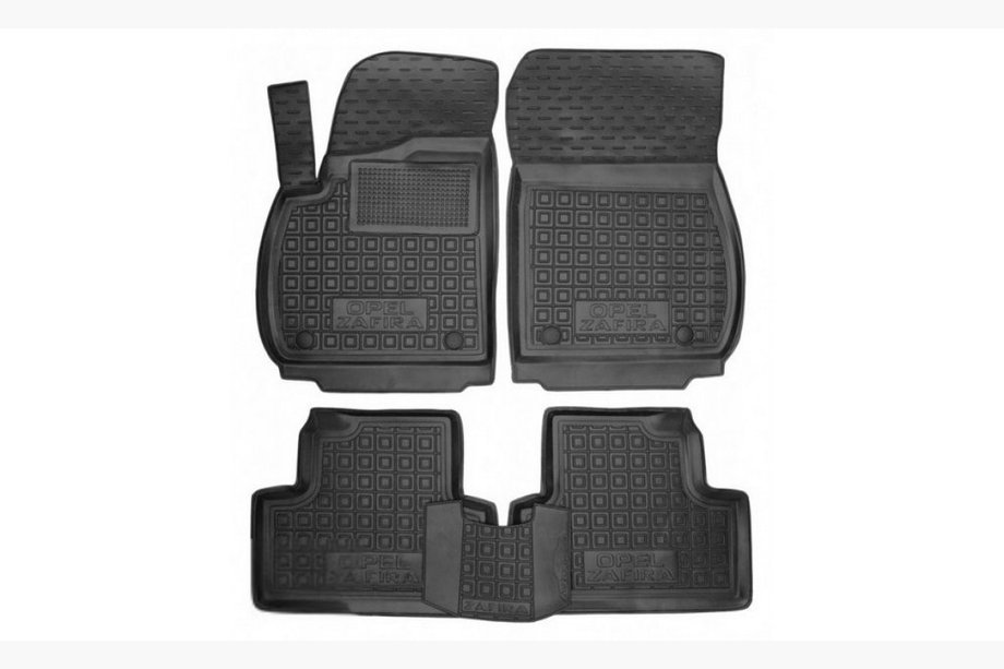 Opel Zafira C Tourer 2011-2019 Rubber floor mats with edge 5 seats (Autogumm) Image