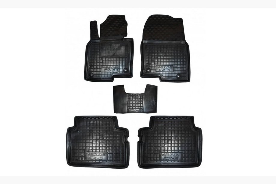 Mazda CX-5 2017–2025 Rubber floor mats with edge (Autogumm) Image