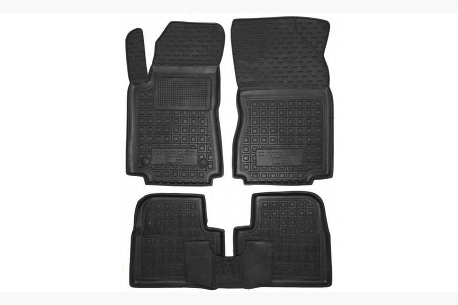 Citroen C-3 2016-2023 Rubber floor mats with edge (Autogumm) Image